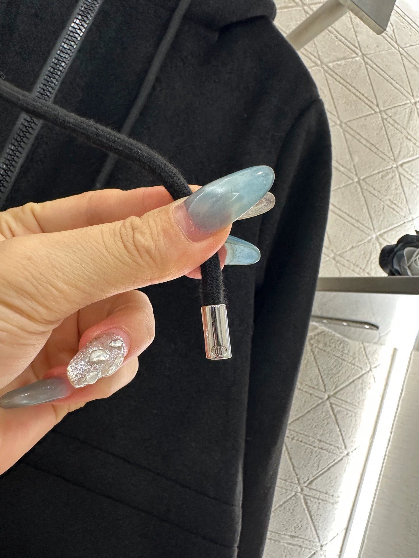 Hooded Drawstring Cotton Jacket