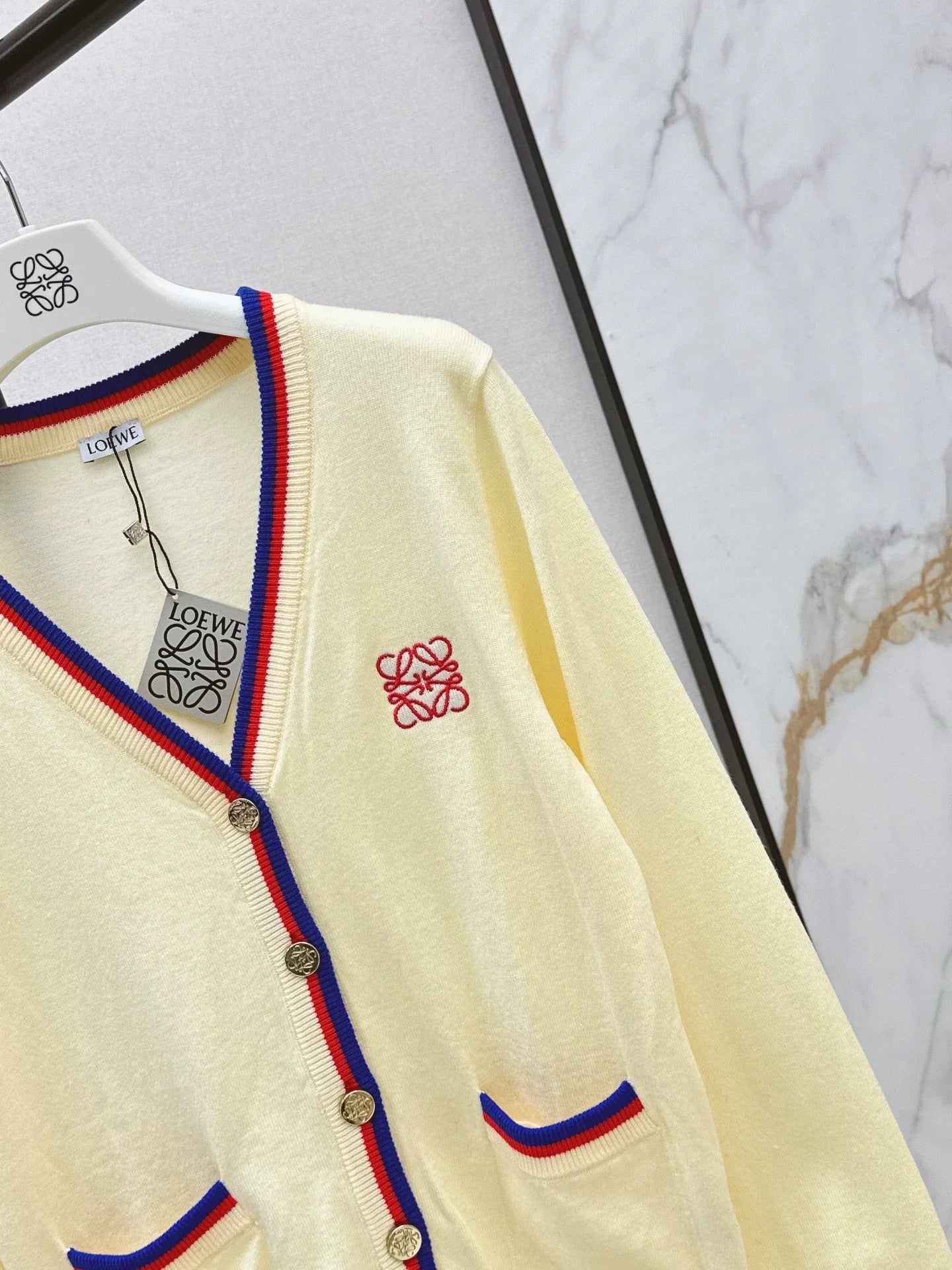 25fw Embroidered decorative cardigan