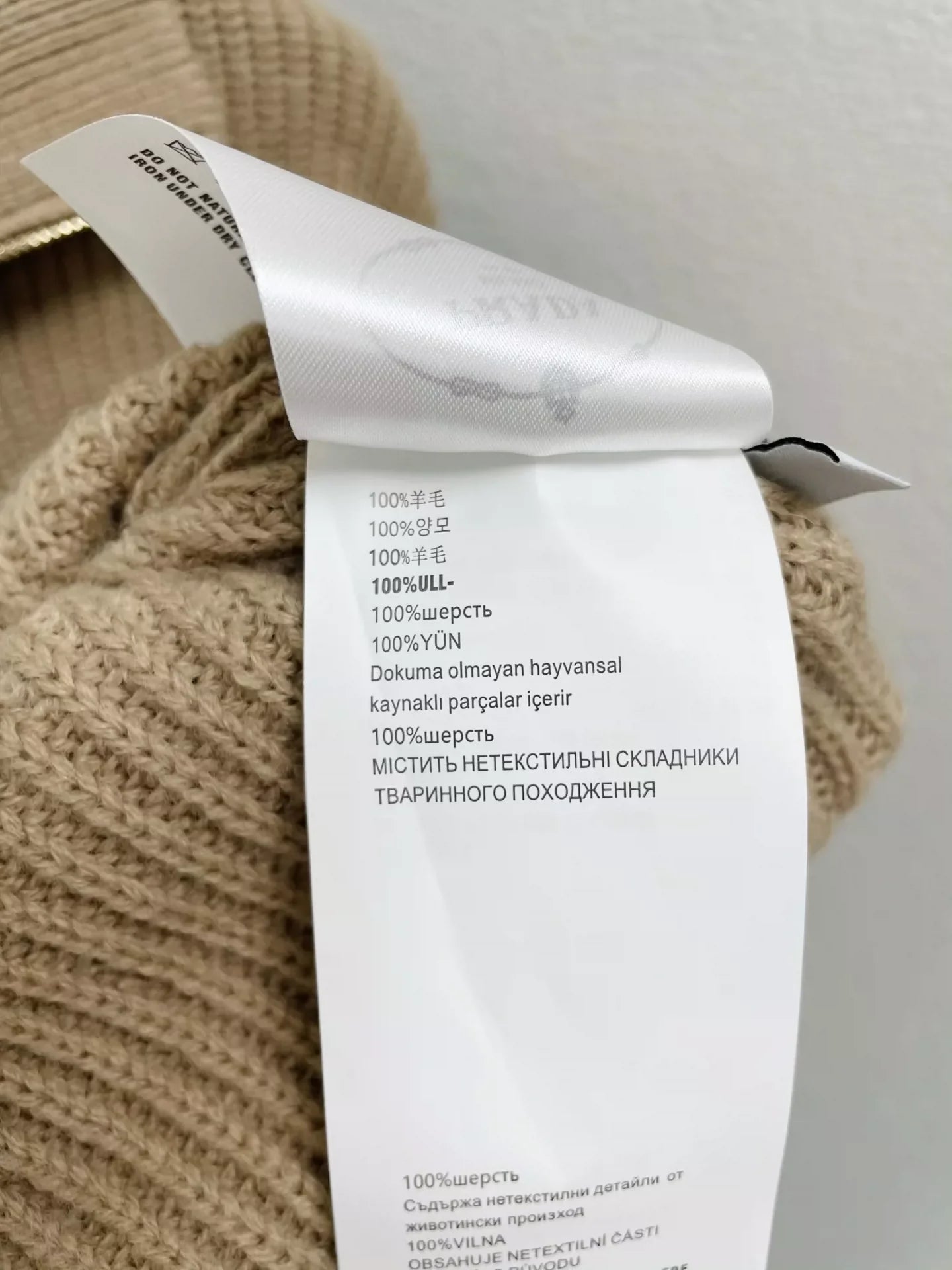 25fw Half zipper knitted sweater