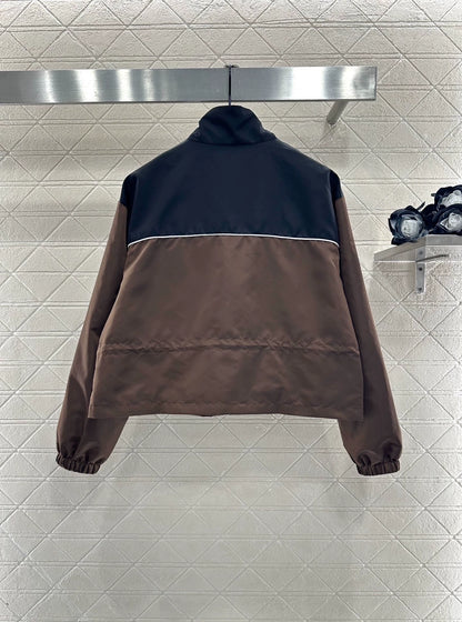 25fw Color blocking drawstring jacket jacket