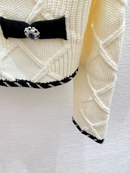 25fw knitted cardigan