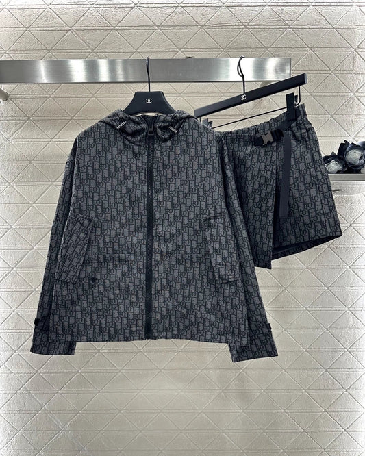 25fw Hooded Jacquard Set