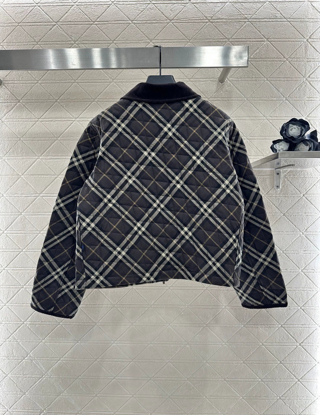 Plaid cotton jacket