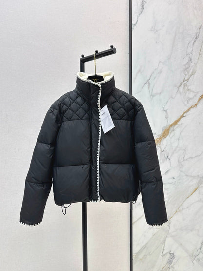 Standing collar down jacket