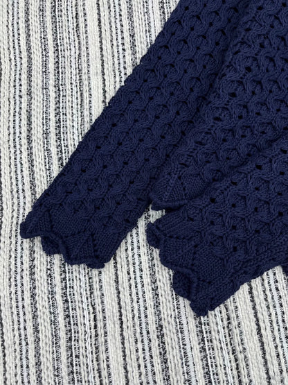 25fw Heavy industry hook flower lapel jacket