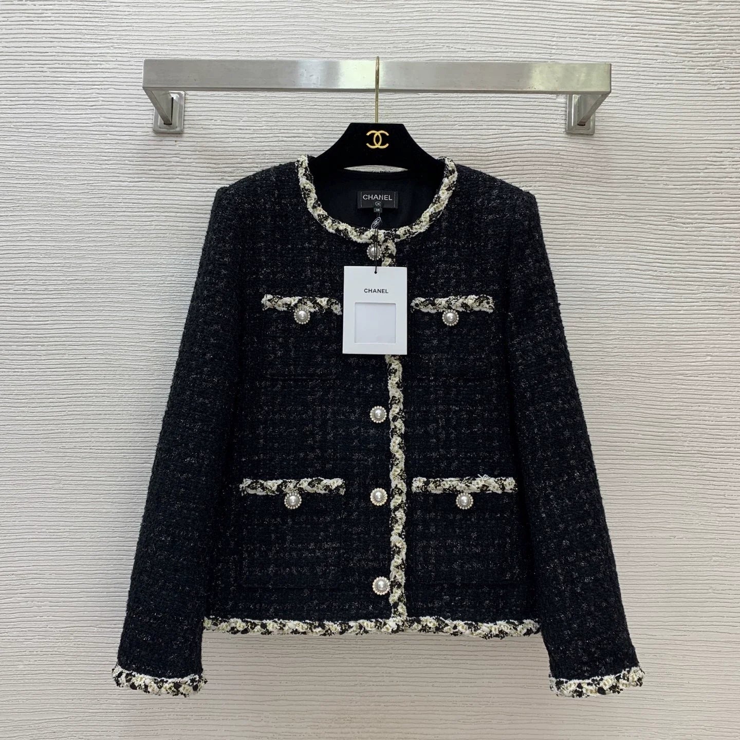 25fw Silver silk woven blended jacket