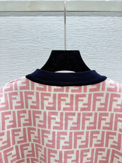 25fw Old flower knitted cardigan