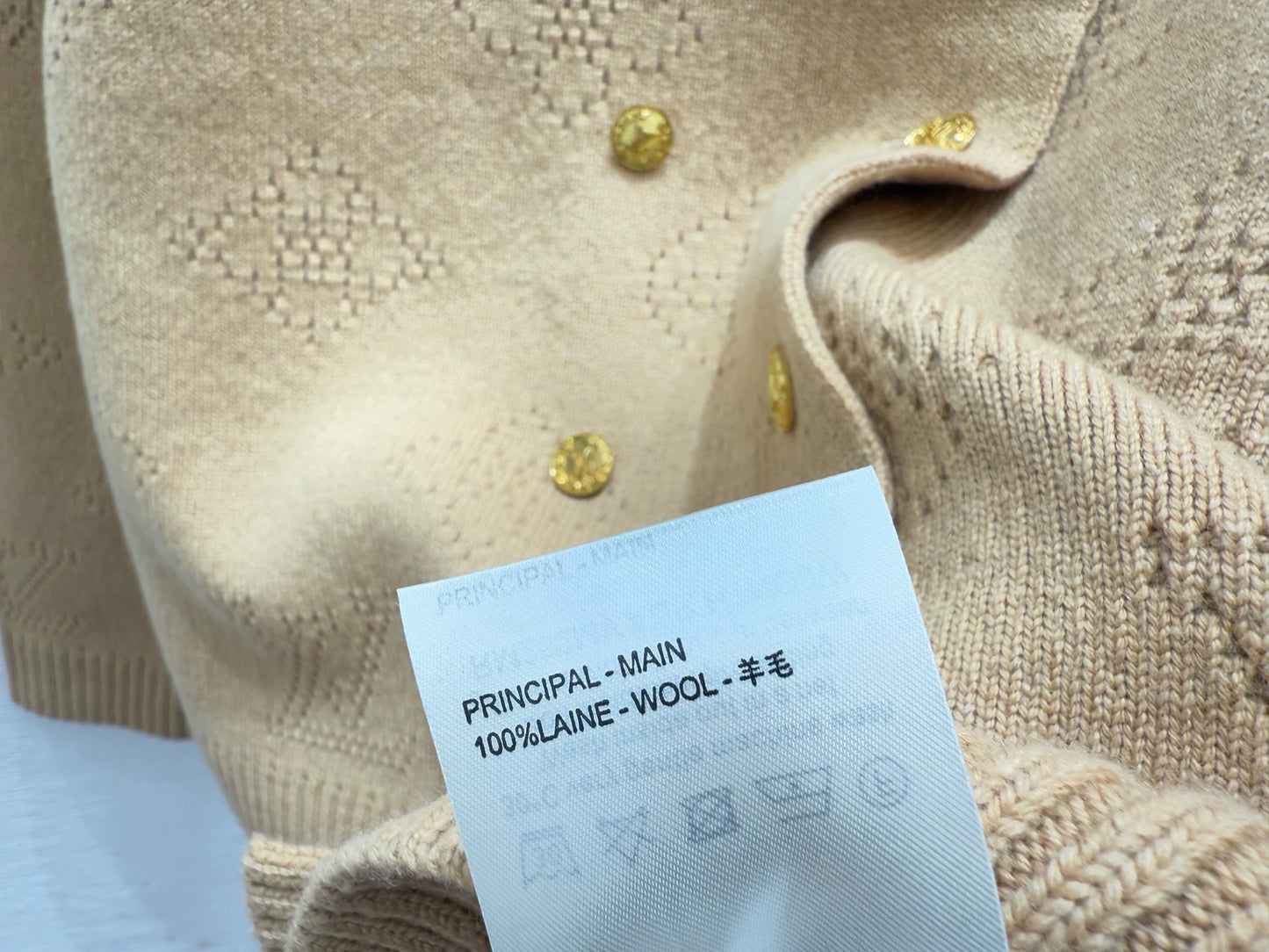 25fw Double breasted knitted cardigan