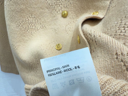 25fw Double breasted knitted cardigan