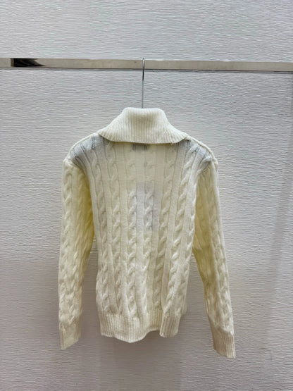 25fw Fried Dough Twists knitting cardigan