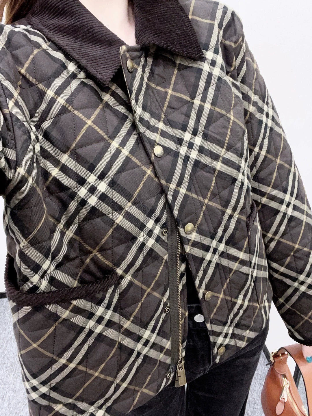Plaid cotton jacket