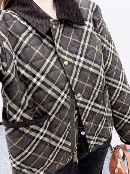 Plaid cotton jacket