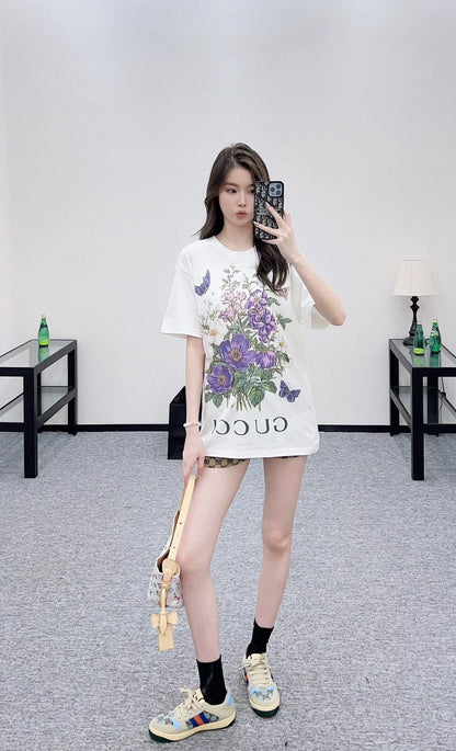 25fw Printed round neck T-shirt