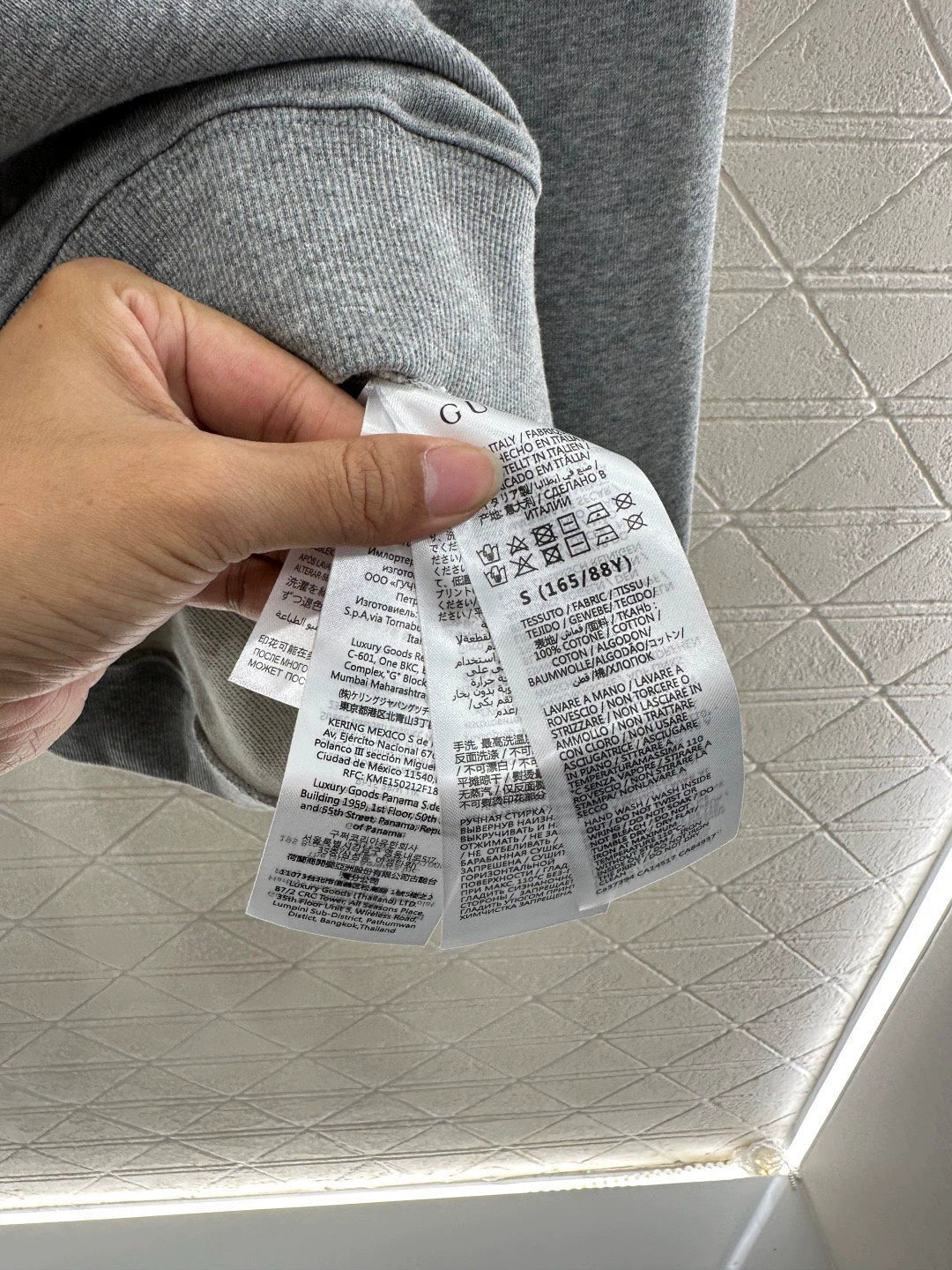 25fw Round neck letter hoodie