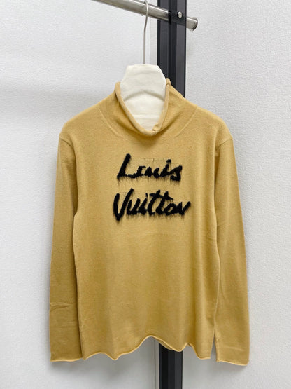 25fw Half high neck knitted sweater