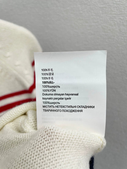 25fw Half zip knitted sweater