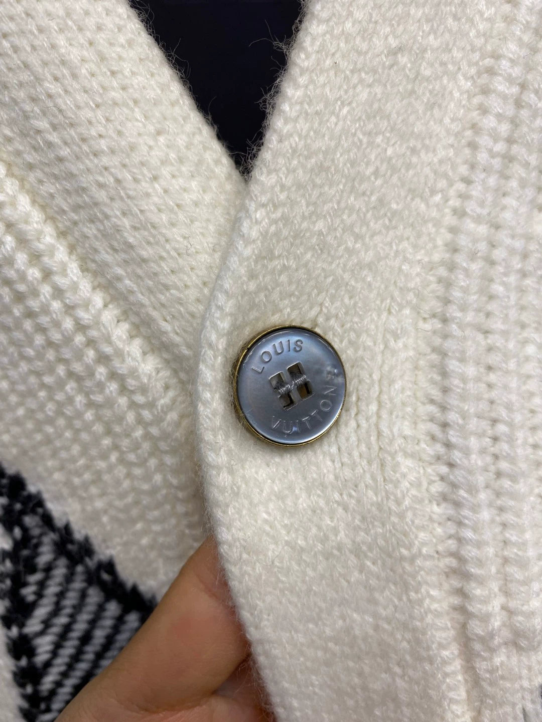 Skiing series knitted cardigan