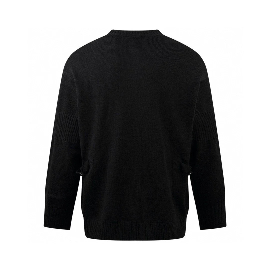 25fw Backpack buckle knitted cardigan