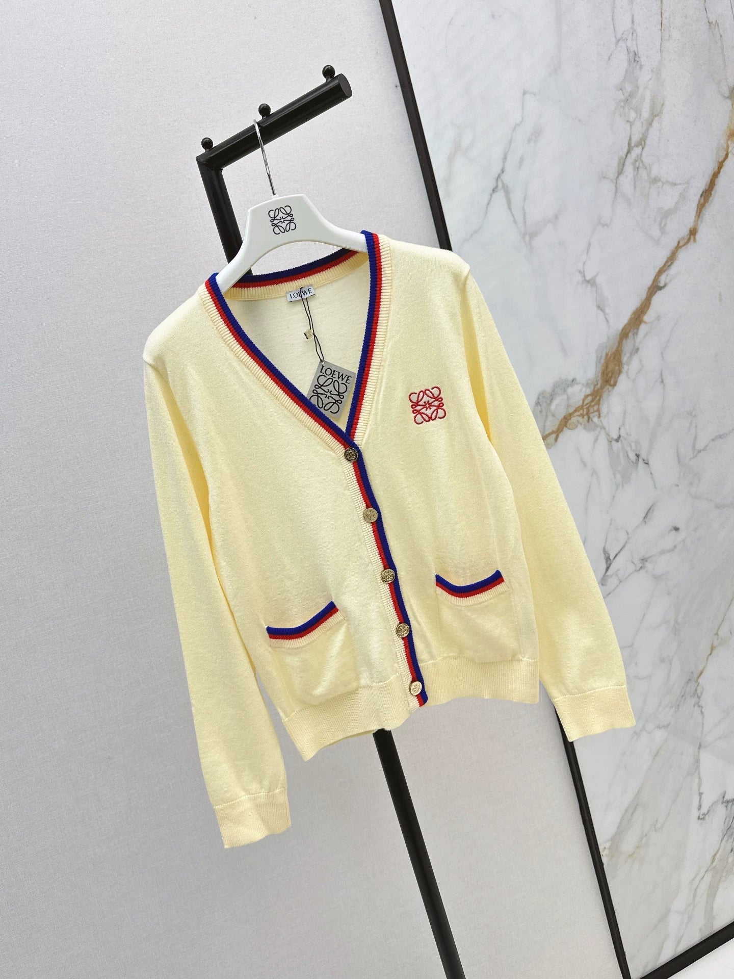 25fw Embroidered decorative cardigan