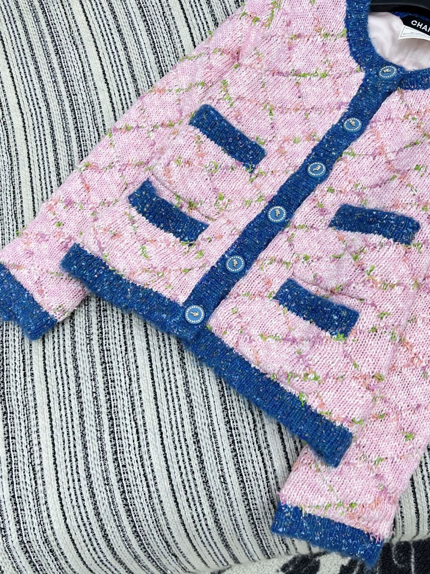 25fw Color blocking pocket cardigan