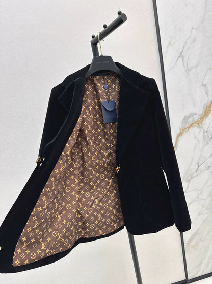 25fw Jacquard monogram suit jacket