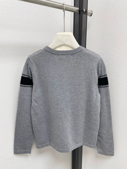 25fw Letter jacquard sweater