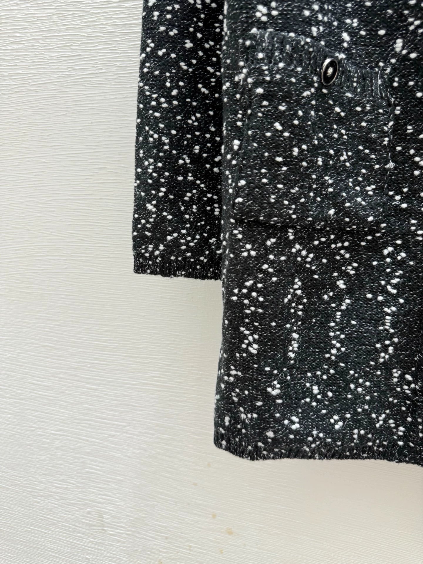 25fw Polka dot knitted dress