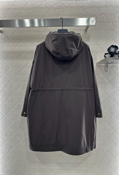 Two piece cotton coat, vest, windbreaker jacket