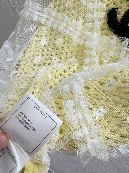 25fw Fake two knitted short sleeves