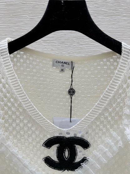 25fw Fake two knitted short sleeves