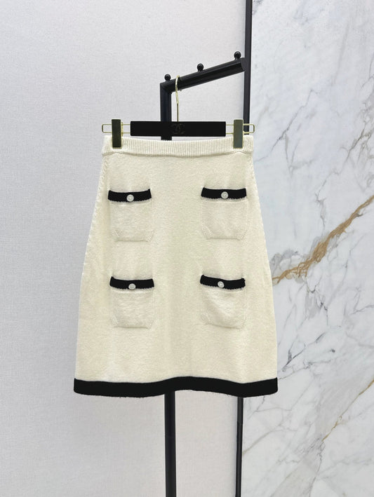 25fw Pocket Decorative Half Skirt