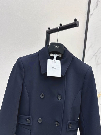 25fw Classic Lapel Double-Breasted Blazer