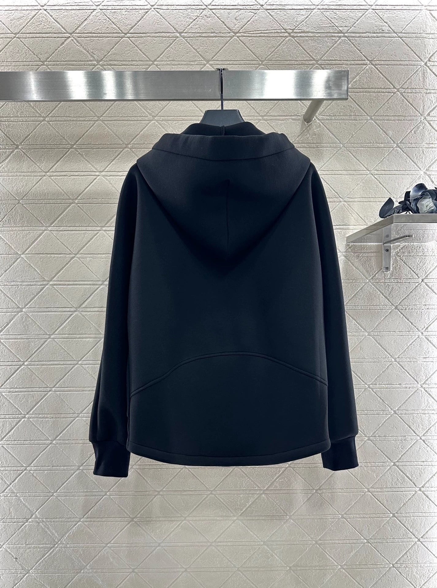 25fw Hooded letter jacket shorts set