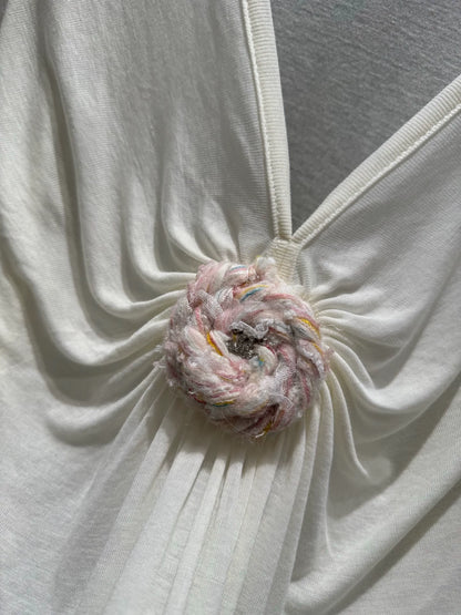 25fw V-neck top (vintage series)