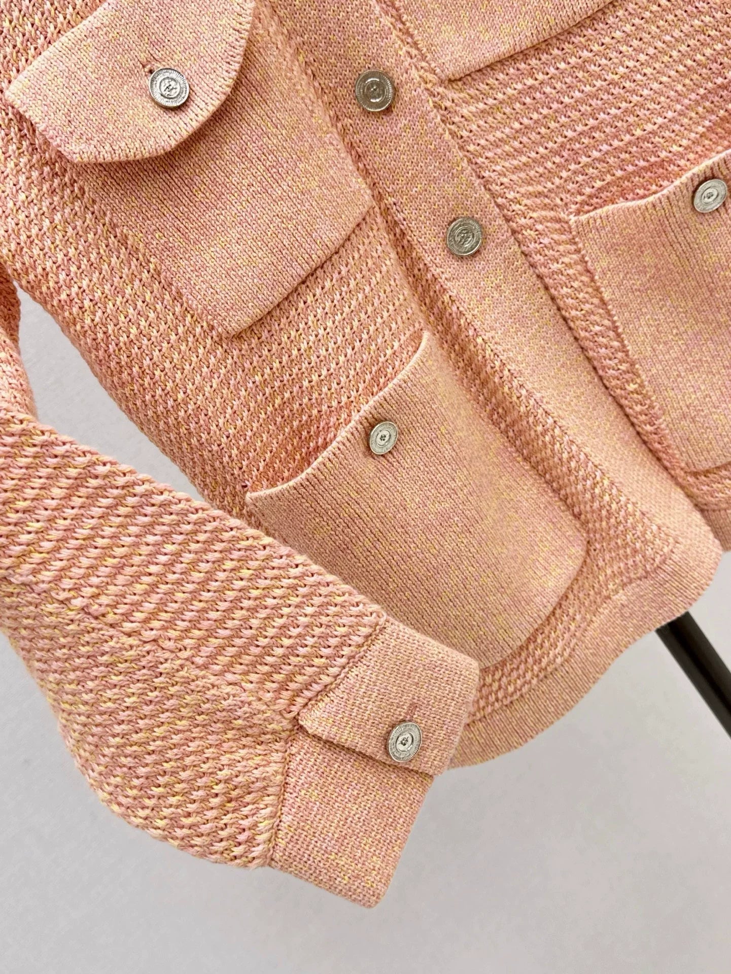 25fw Collar jacket knitted jacket