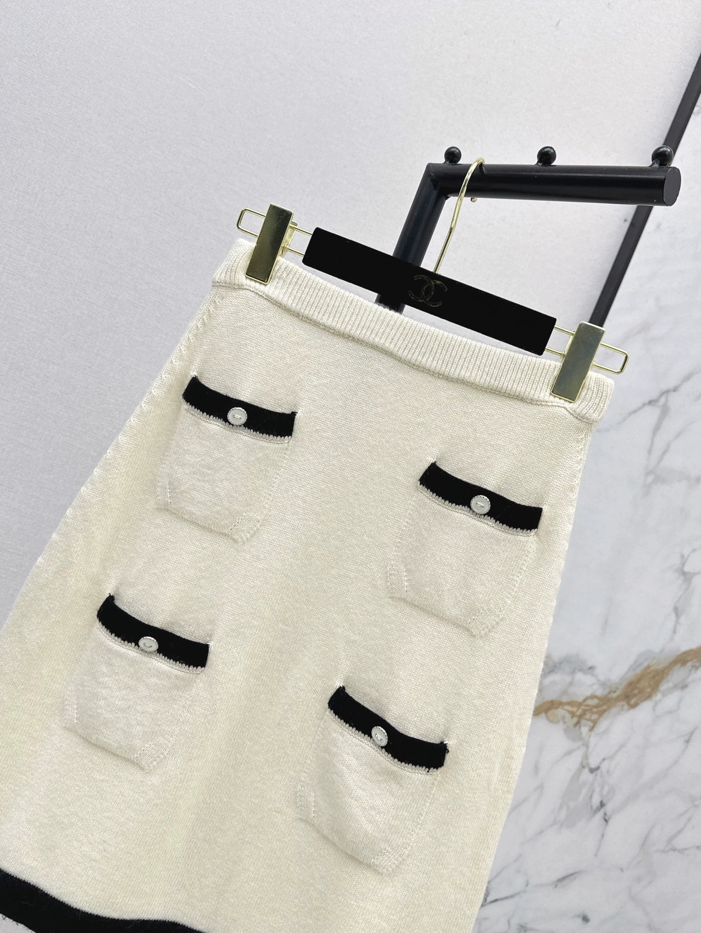 25fw Pocket Decorative Half Skirt