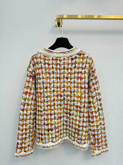 Colorful Knitted Cardigan