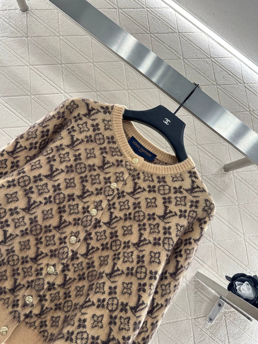 25fw JJacquard knitted cardigan