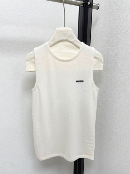 25fw Contrasting jacquard vest