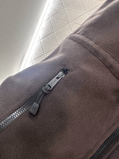 25fw Polar fleece vest skirt