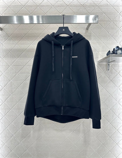 25fw Hooded letter jacket shorts set