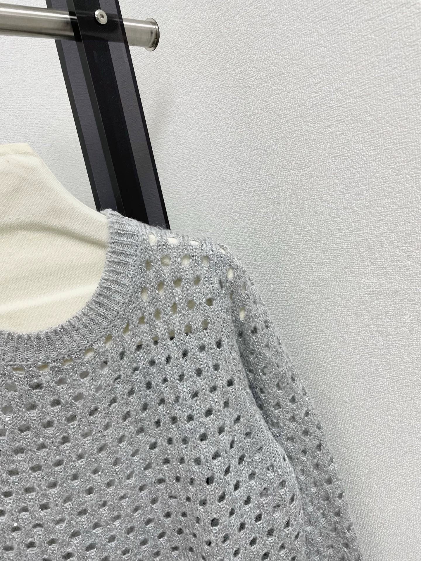 25fw new hollow knit sweater