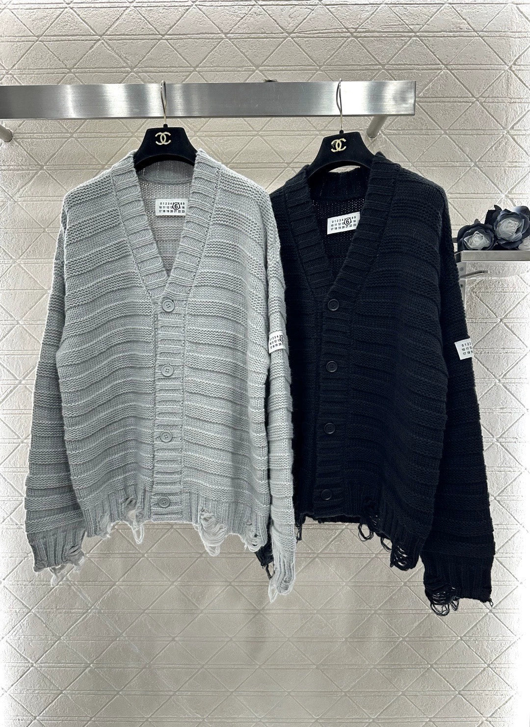 25fw Pit and hole pocket cardigan