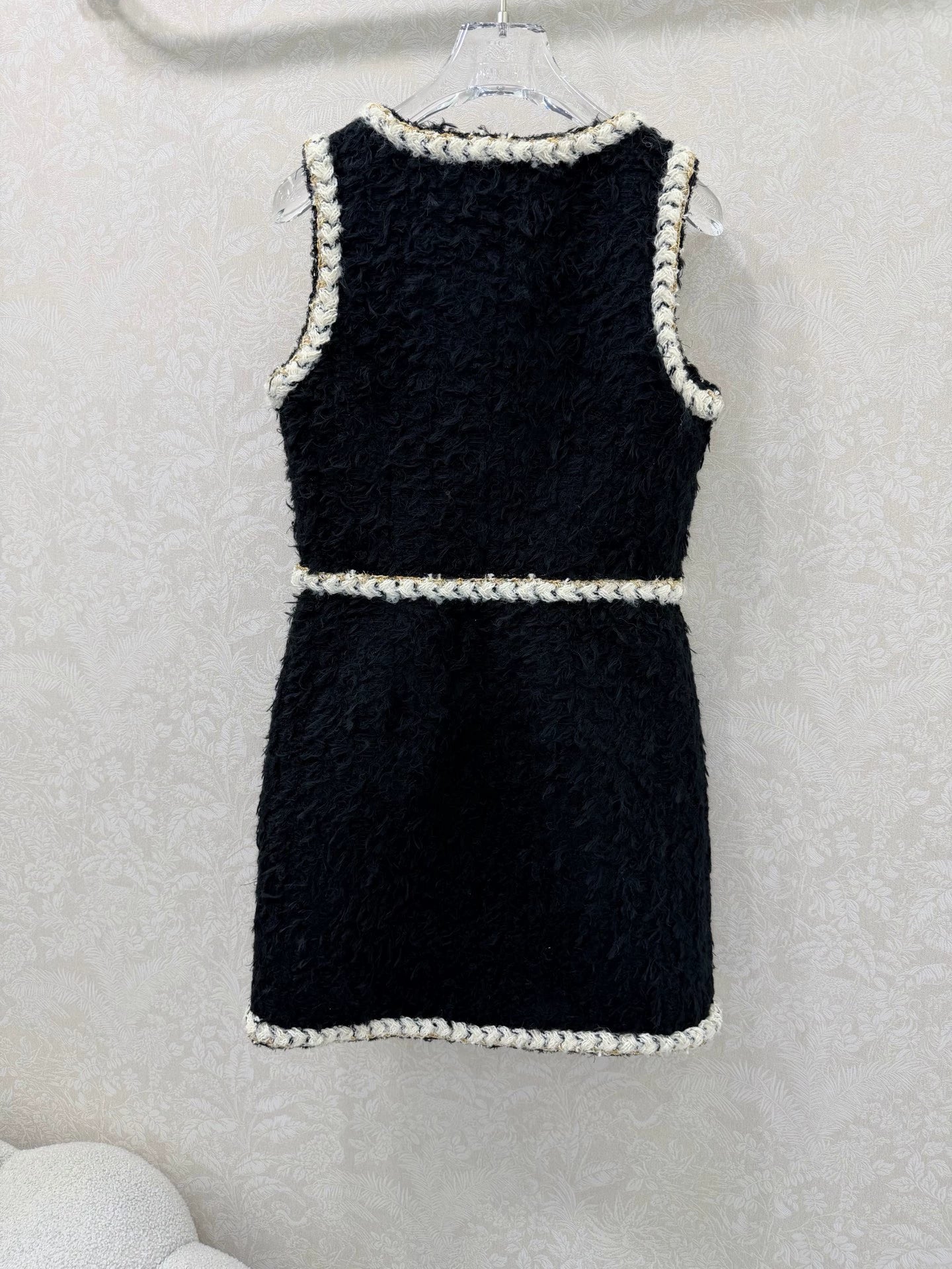 Eco-friendly lamb wool vest dress