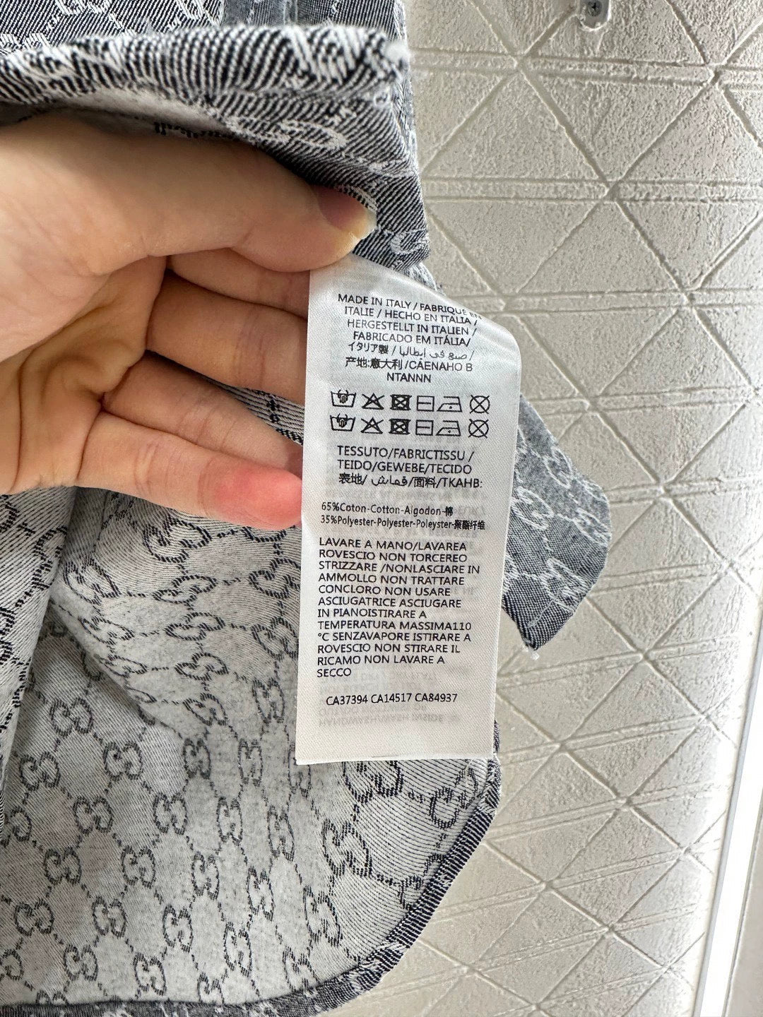 25fw Jacquard denim suit