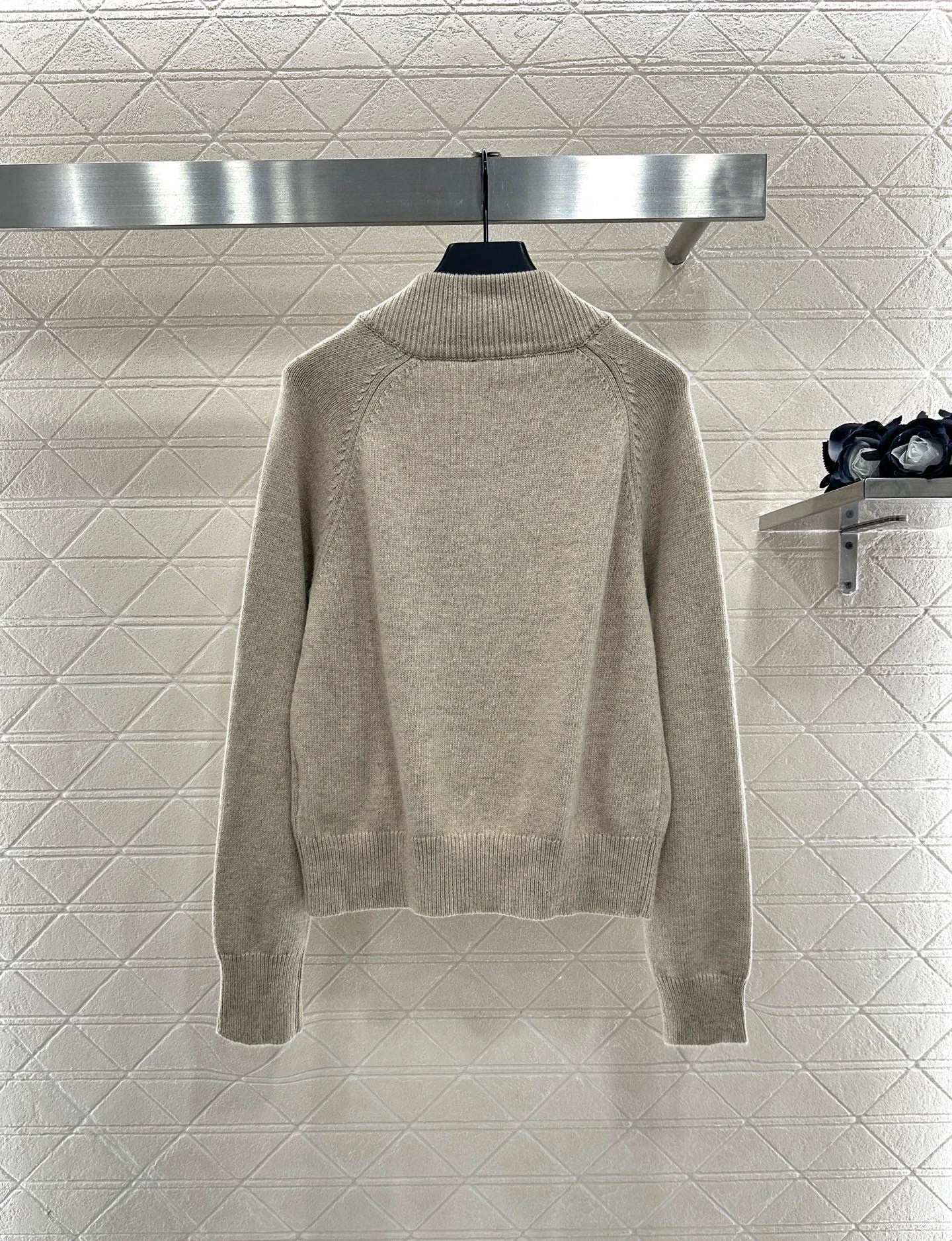 25fw Zipper knit jacket