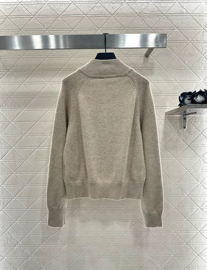 25fw Zipper knit jacket