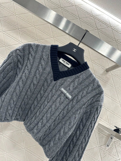 25fw Fried Dough Twists knitting sweater