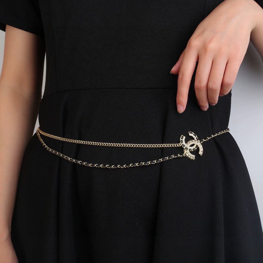 Sheepskin Double C Waist Chain