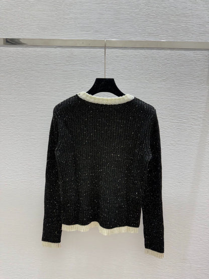 25fw Knitted long-sleeved sweater